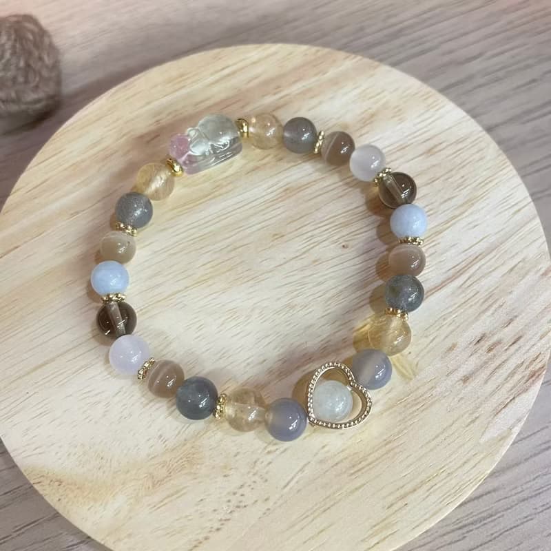 快樂泉源貔貅彈性手鍊