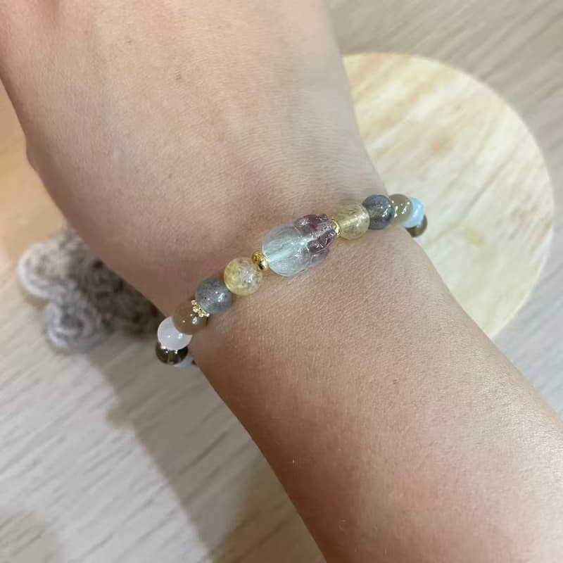 快樂泉源貔貅彈性手鍊