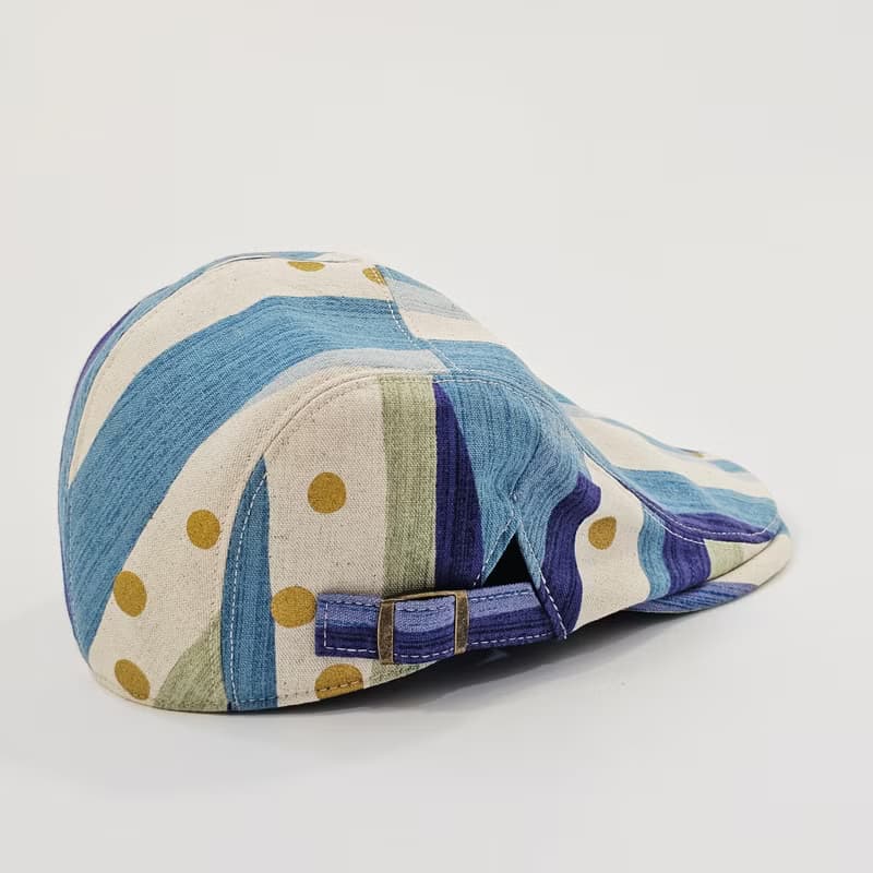 【HiGh MaLi】狩獵帽 | 小偷帽 | 文青藍條紋#日系#搭配#日本布