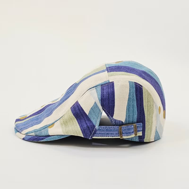 【HiGh MaLi】狩獵帽 | 小偷帽 | 文青藍條紋#日系#搭配#日本布