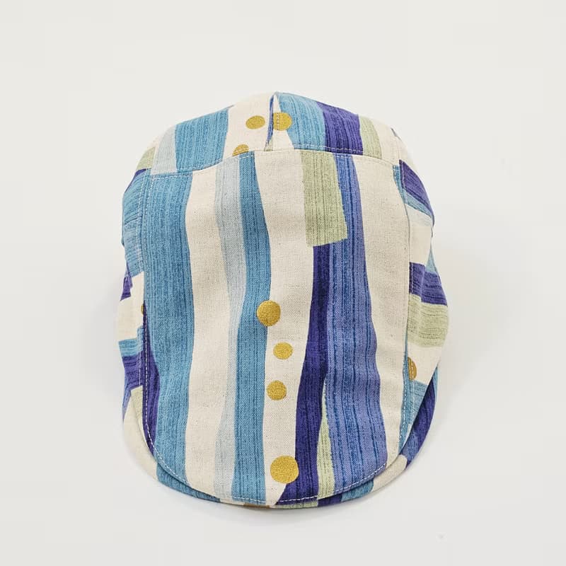 【HiGh MaLi】狩獵帽 | 小偷帽 | 文青藍條紋#日系#搭配#日本布