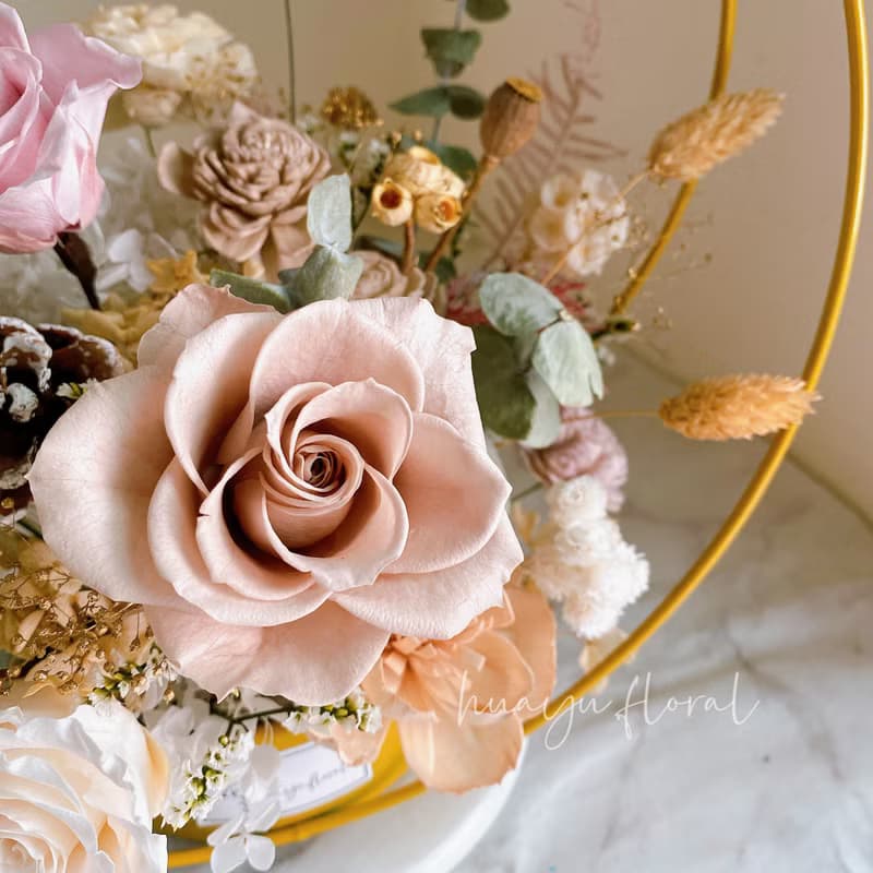 永生花 乾燥花 盆花 桌花 花籃 開幕 入厝 榮陞 升遷 喬遷 開業