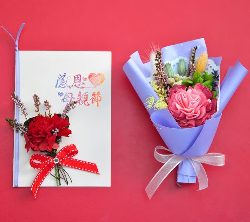 Goody Bag-永生花卡片+擴香花束禮盒(大) 謝師禮物