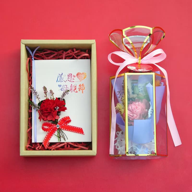 Goody Bag-永生花卡片+擴香花束禮盒(大) 謝師禮物