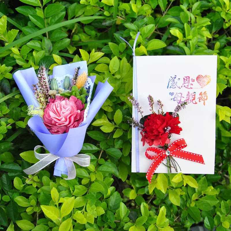 Goody Bag-永生花卡片+擴香花束禮盒(大) 謝師禮物