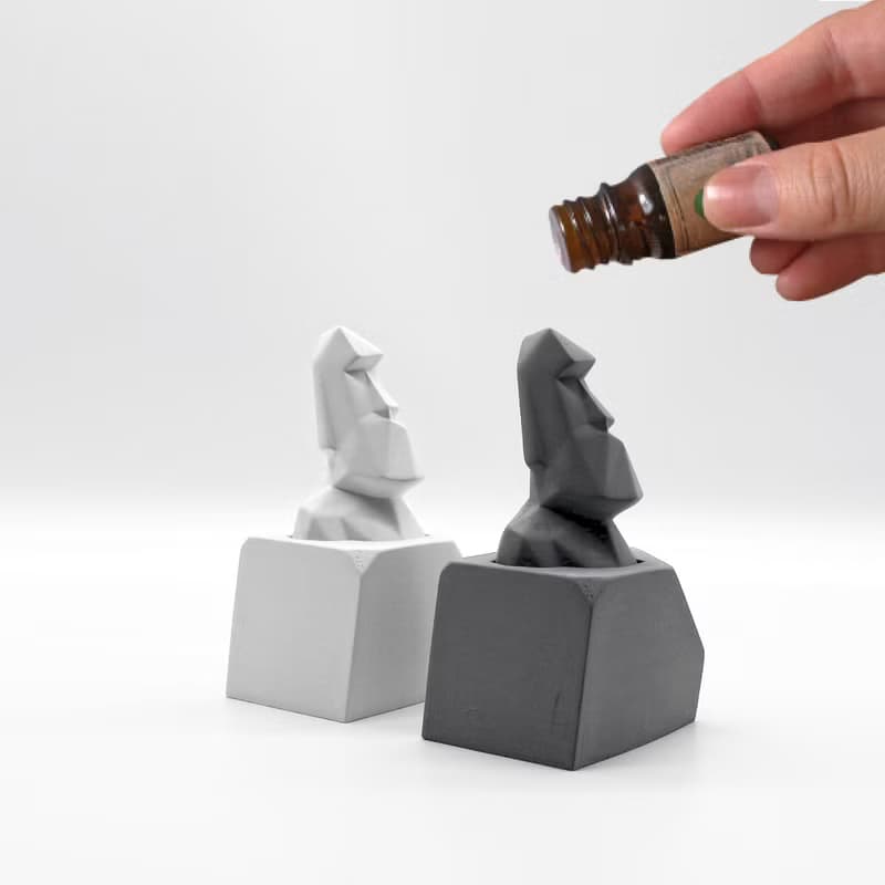 Cuddle MOAI Aroma stone I 摩艾 I 擴香石 I 手作 I 附精油－