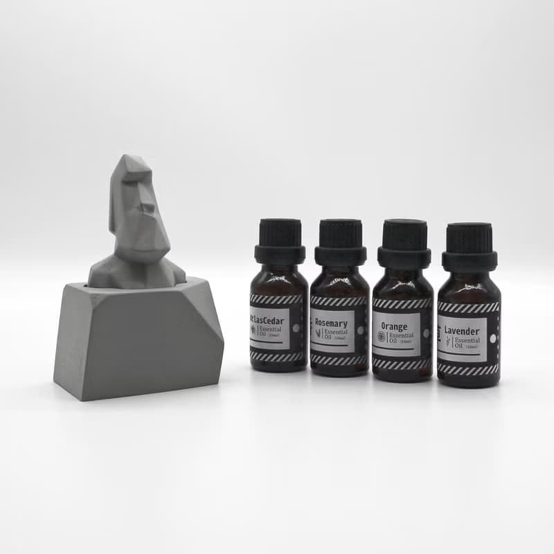 Cuddle MOAI Aroma stone I 摩艾 I 擴香石 I 手作 I 附精油－