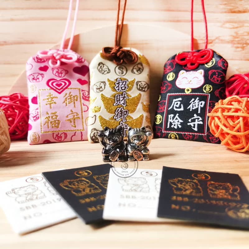 2019新年-瑪雷招財貓/熊 SBB-20190101S -B (+9K金)