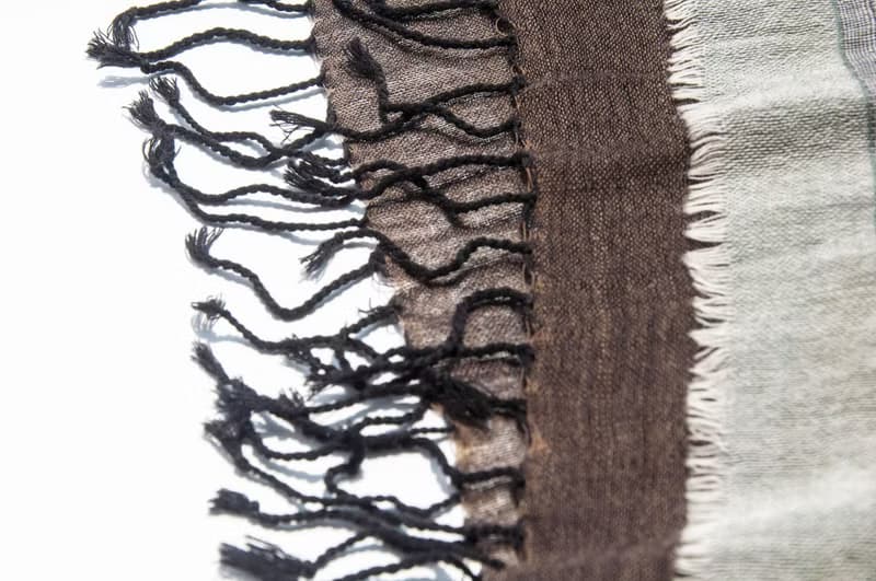 喀什米爾Cashmere/水煮羊毛披肩/針織圍巾/刺繡圍巾/羊絨披巾-花