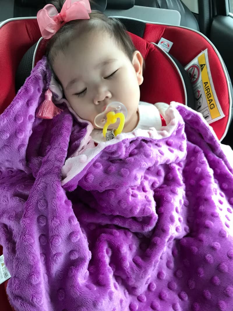 Hush Baby手工小魔毯/隨行安撫毯(配色-魔髮奇緣 樂佩公主)