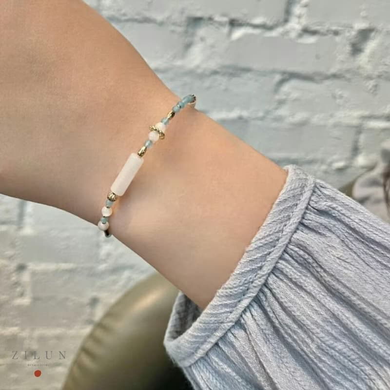 │輕奢│可爾必思 • 海藍寶 • 14K注金 • 14kgf