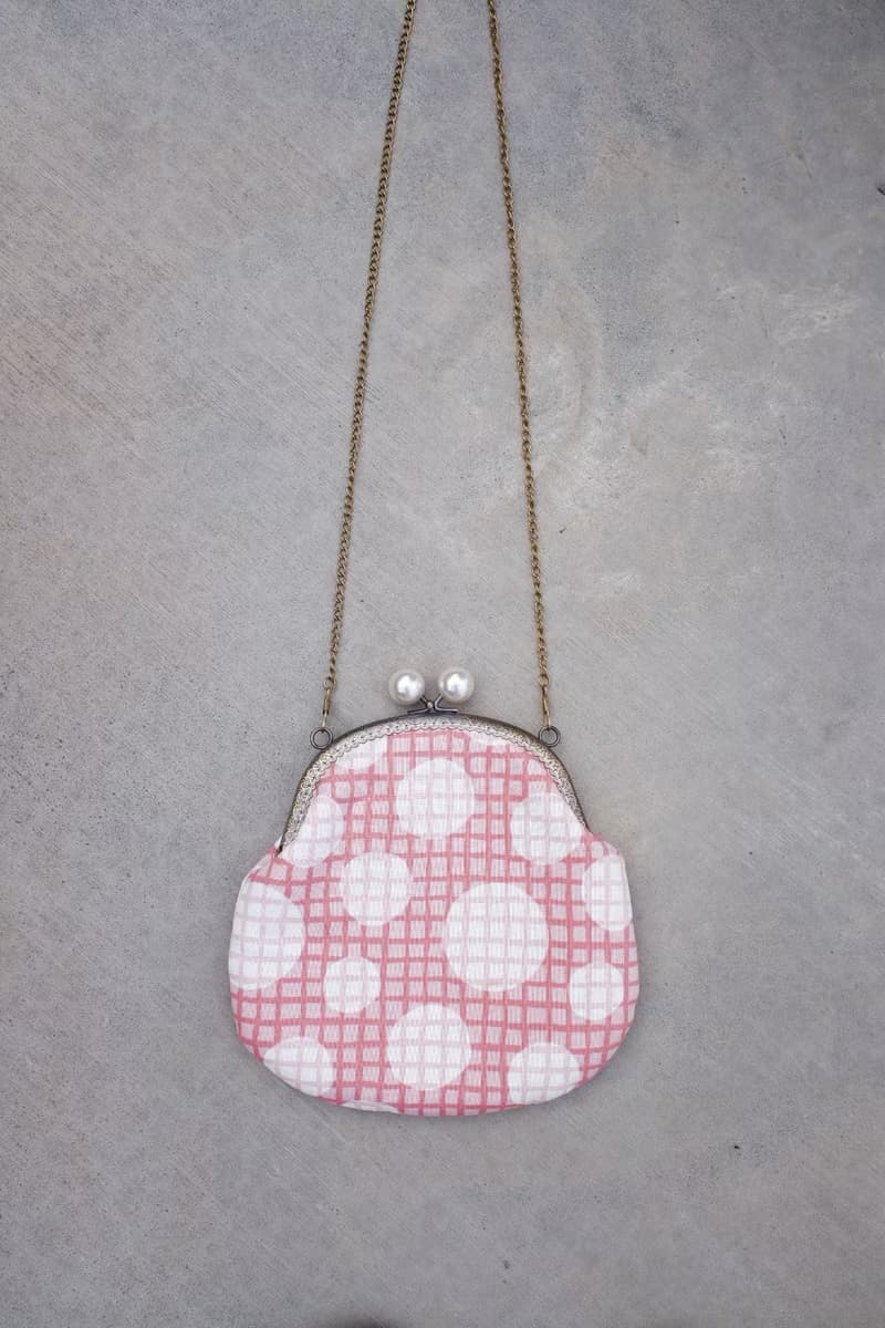 |烤糰子| 斜背鏈條口金包 斜背包 側背包 禮物