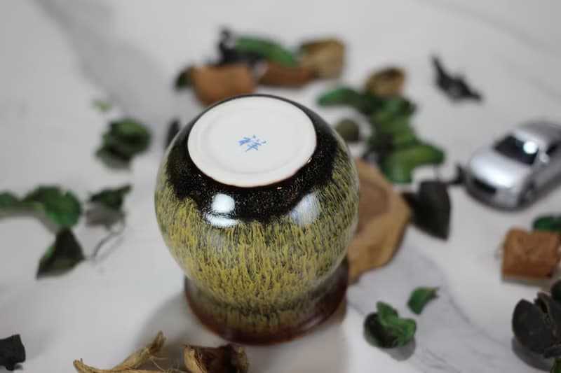 【送禮好物】200ml 天目釉 無把茶海 公道杯 鶯歌葉敏祥作