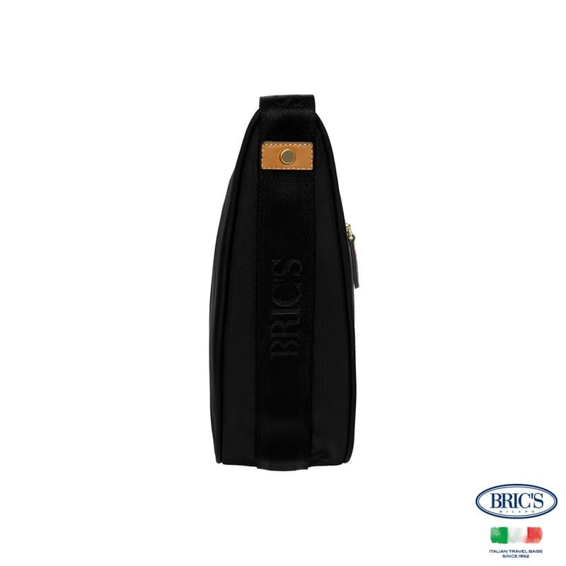 【BRIC' S】X-Bag 半月側背包-黑色
