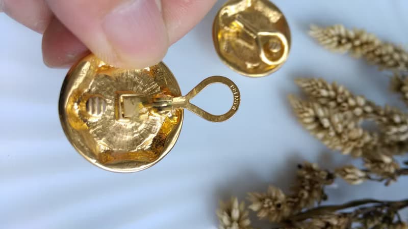 Vintage Jewelry 西洋古董飾品 經典 優雅風格 仿珠 夾式耳環