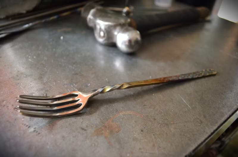 Titanium cutlery ・titanium fork ・高級チタンフォーク・１９０ミリ