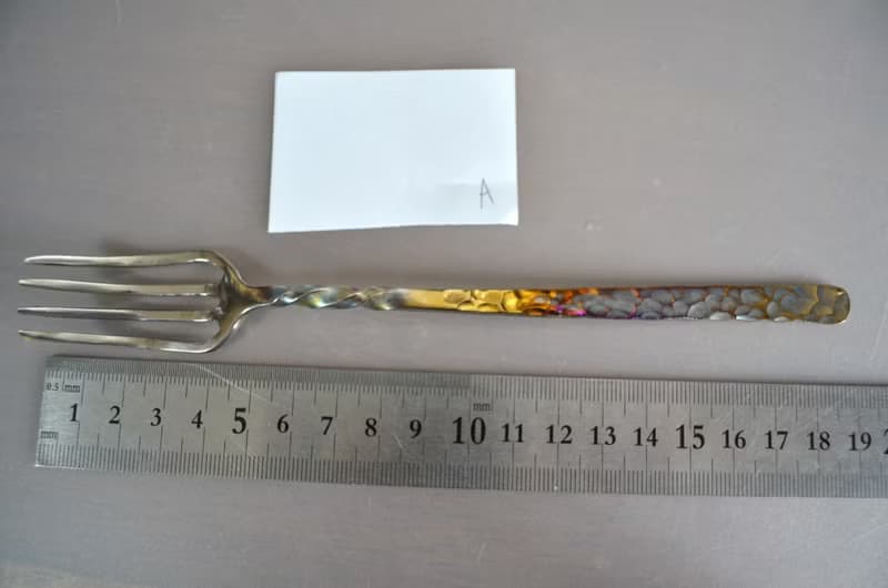 Titanium cutlery ・titanium fork ・高級チタンフォーク・１９０ミリ