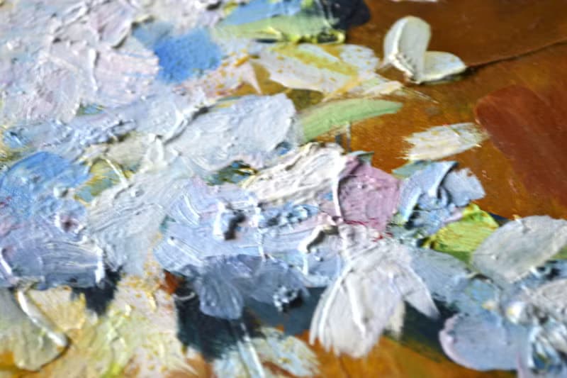 Gladiolus Painting Bouquet Oil Artwork Floral Art Flower Oil Painting