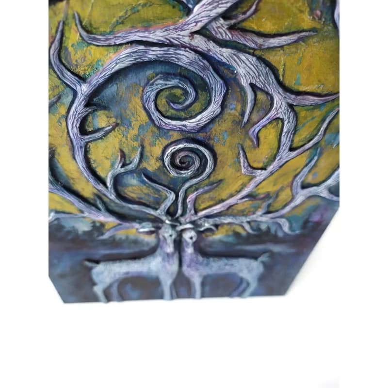 Collectible Exclusive Wall Art Sculpture - Painting Two lovers