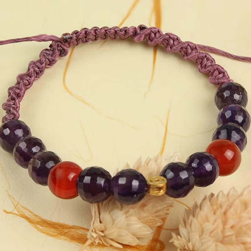 設計師手創編織蠟線手鍊 | 九紫離火開運手鍊