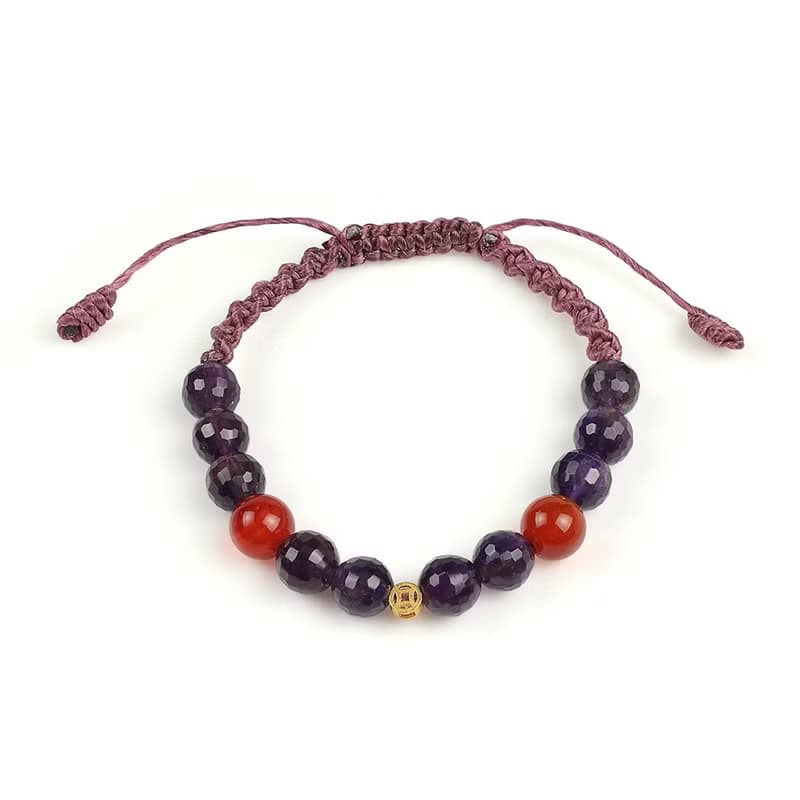 設計師手創編織蠟線手鍊 | 九紫離火開運手鍊