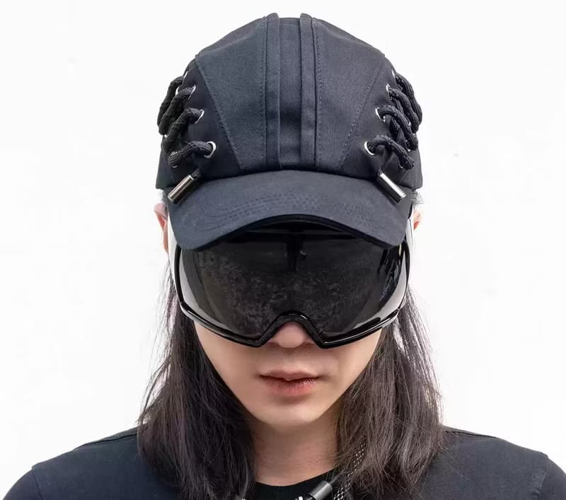小眾原創設計 酷黑潮流 編繩 顯臉小 鴨舌帽 棒球帽
