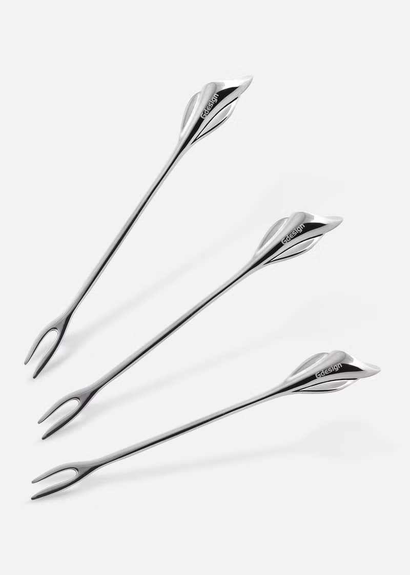 【Gdesign】Calla Lily海芋系列精美餐桌用品-水果叉(三入)