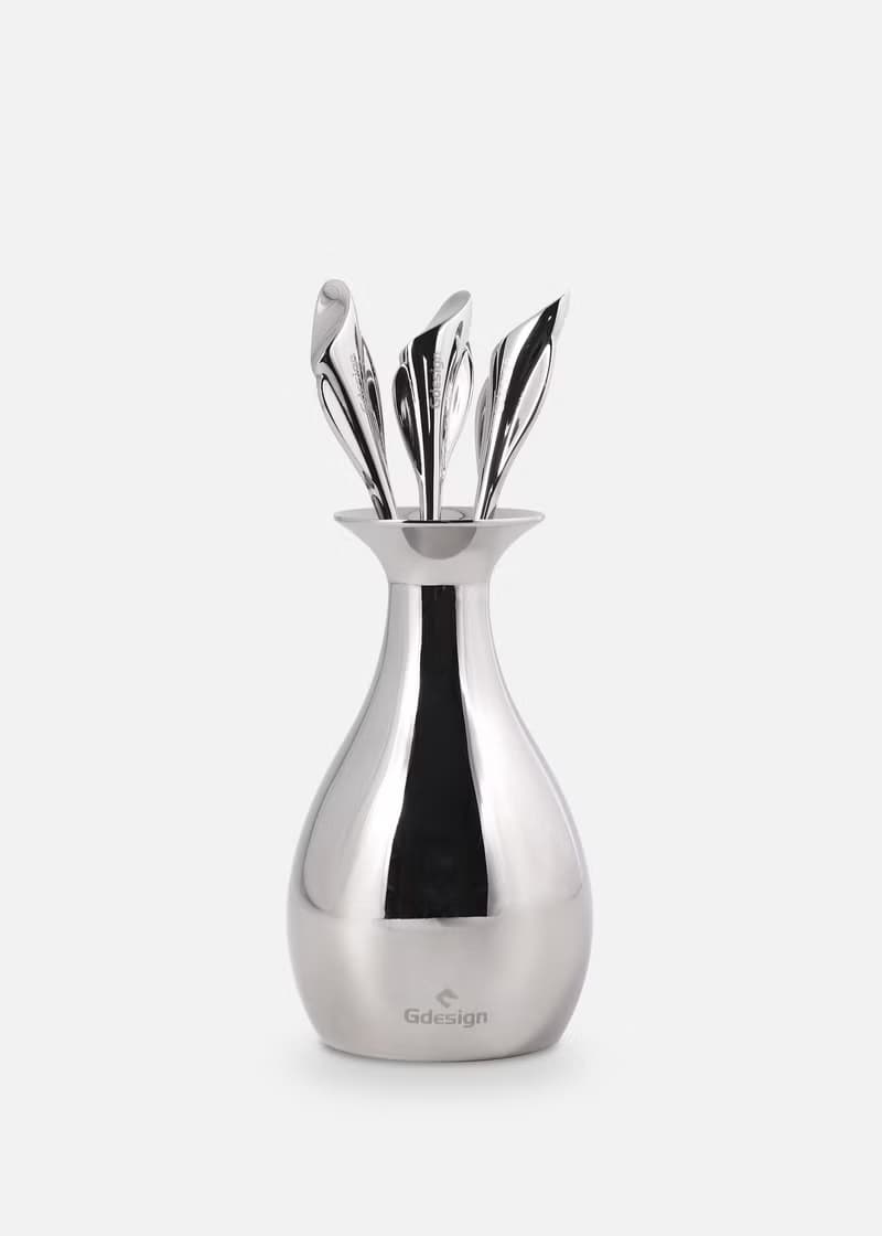 【Gdesign】Calla Lily海芋系列精美餐桌用品-水果叉(三入)