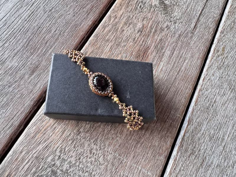 230523 石榴石 串珠 手鍊