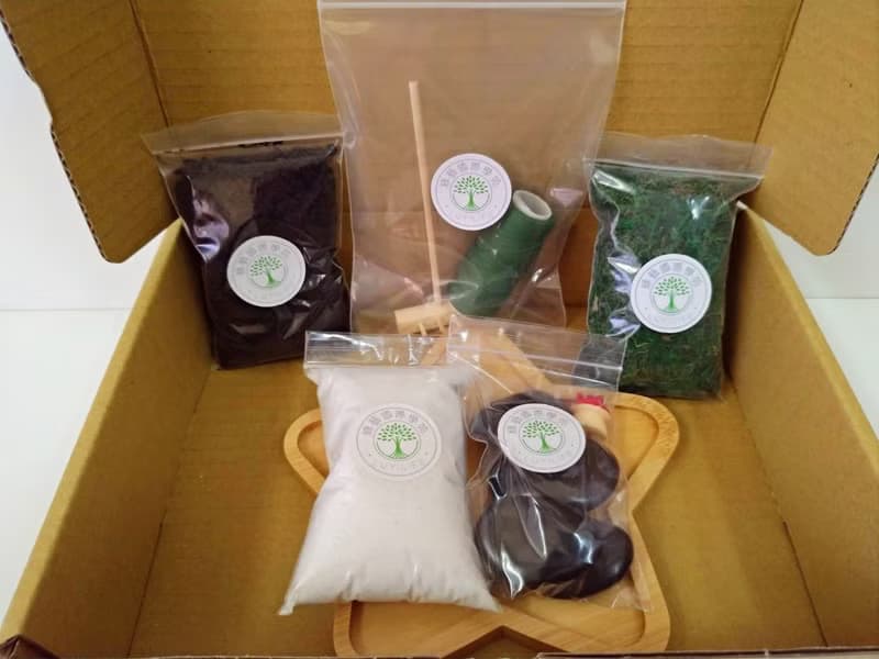 DIY手作材料包 居家迷你禪庭園 枯山水 星星款(含教學電子檔)