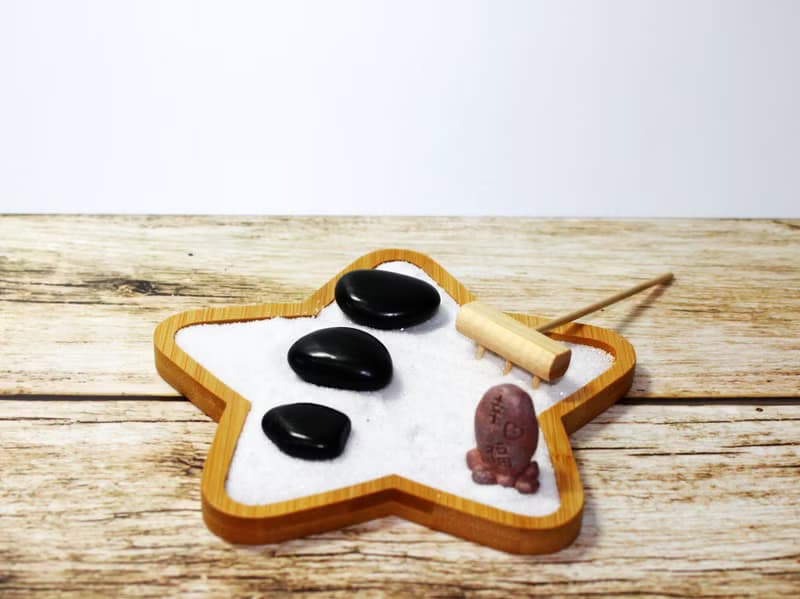 DIY手作材料包 居家迷你禪庭園 枯山水 星星款(含教學電子檔)