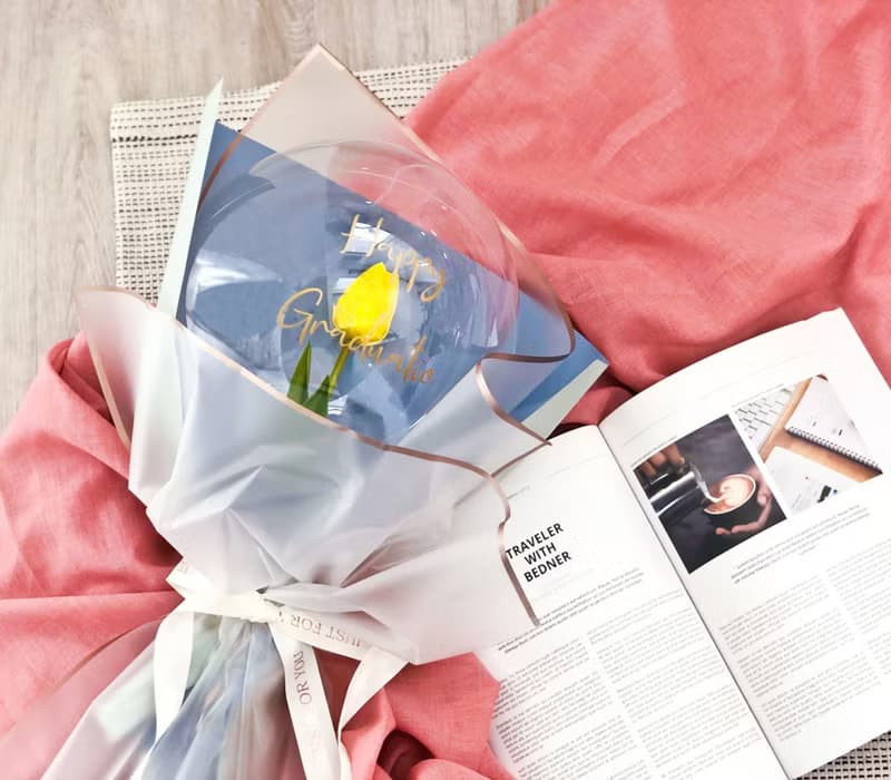 氣球花束(大朵鬱金香)/畢業禮/情人節禮物/生日禮/母親節/1111