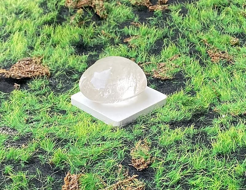 天然彩虹帶彩白水晶大愛心| 淨化負能量|快速出貨 風水擺件