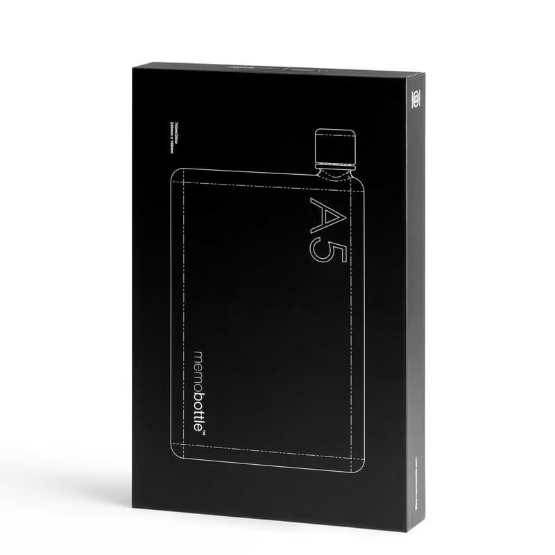 memobottle A5 750ml 筆記本薄型水壺