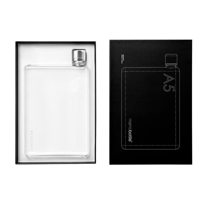 memobottle A5 750ml 筆記本薄型水壺
