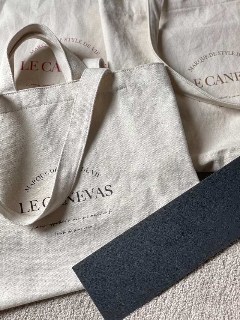 韓國 The Ally | CLAIR ECO BAG | 帆布袋 | 紅色 | 環保袋 手袋
