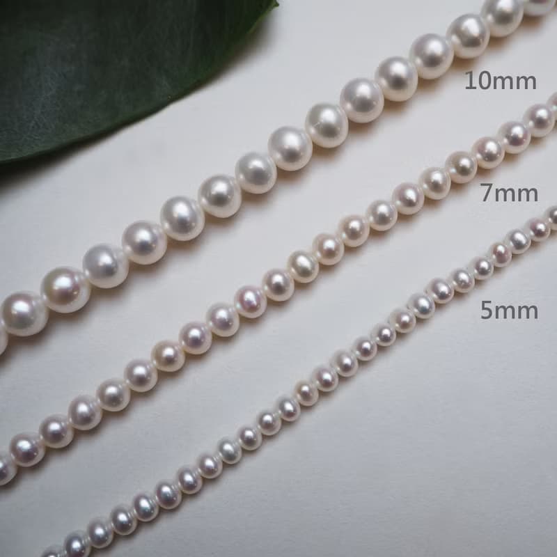 pearl necklace_珍珠項鍊 各尺寸珍珠可選擇 淡水珍珠