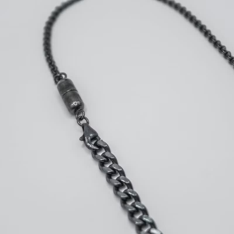沉積 Sedimentary I 【磐】鎖骨鏈 / 手鍊 - 染黑