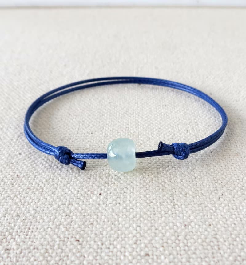 本命年【幸運路路通】翡翠韓國蠟線手鍊*TF2-04*招財、防小人