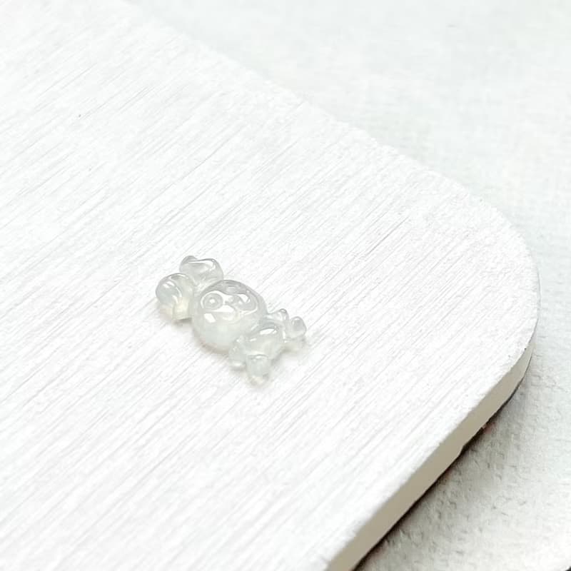 冰種翡翠小兔子 | 天然緬甸A貨翡翠 | 送禮