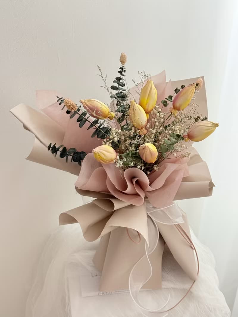 索拉鬱金香花束 - 放鬆好時光 可滴精油 教師節