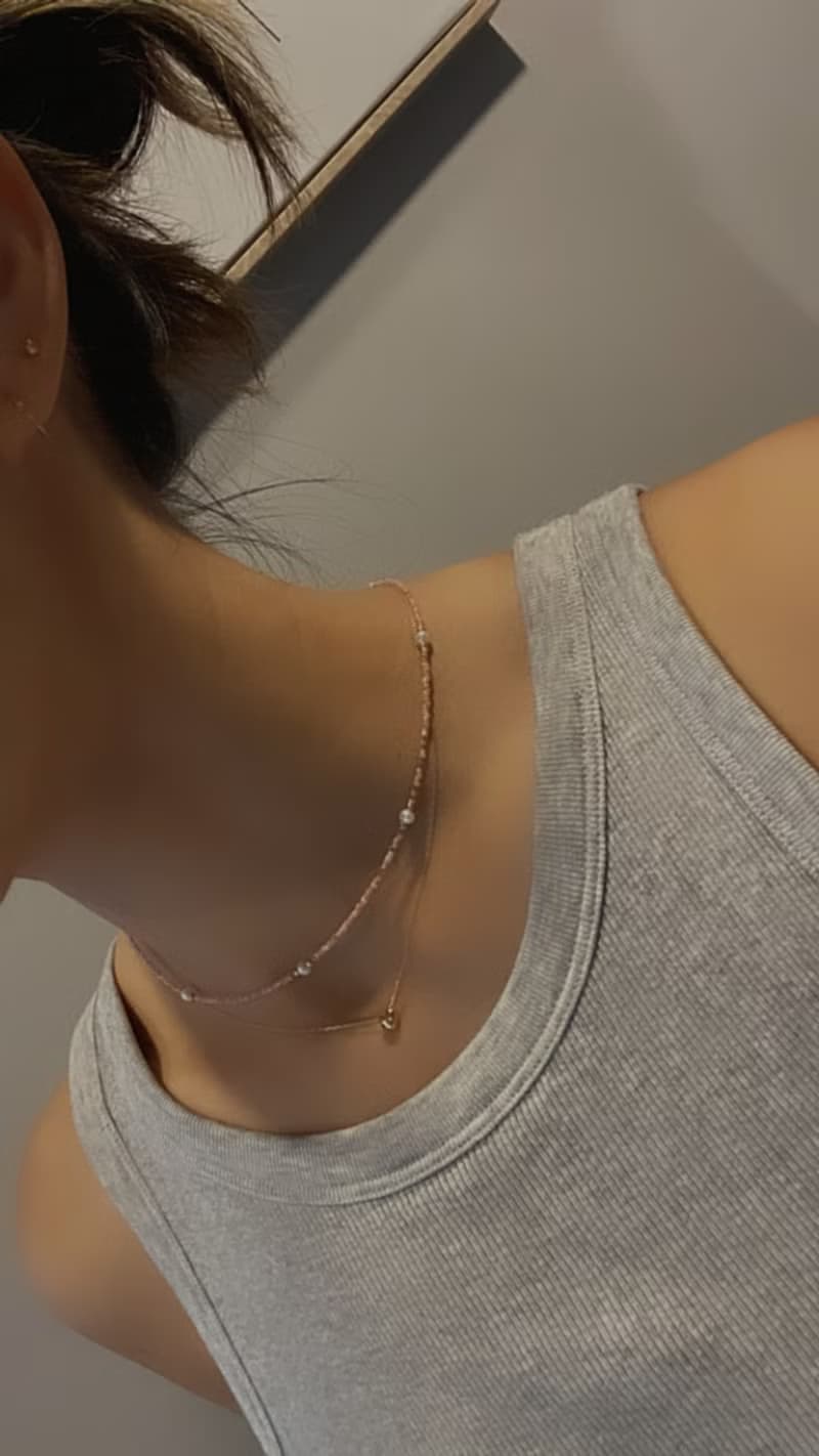 愛麗兒 珍珠美人魚 珍珠項鍊 串珠項鍊 手作項鍊
