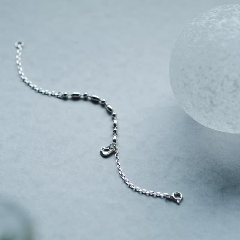 ミックス チェーン ブレスレット シルバー925