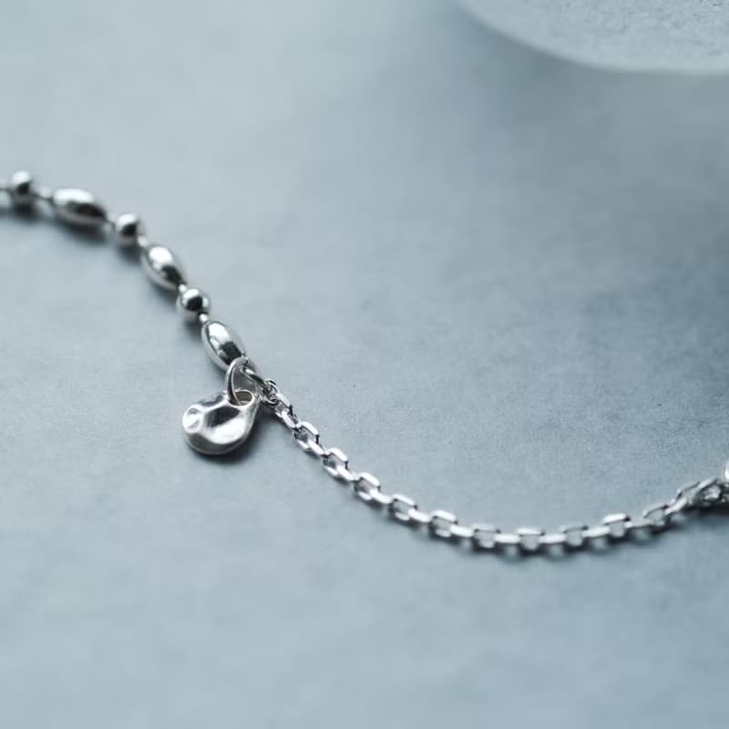 ミックス チェーン ブレスレット シルバー925