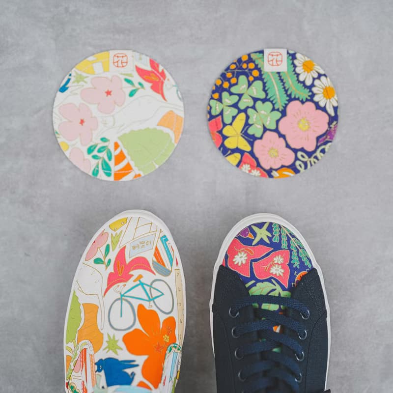 台日聯名【 hanamikoji X MIMURI】花園 繽紛花花 沖繩限定