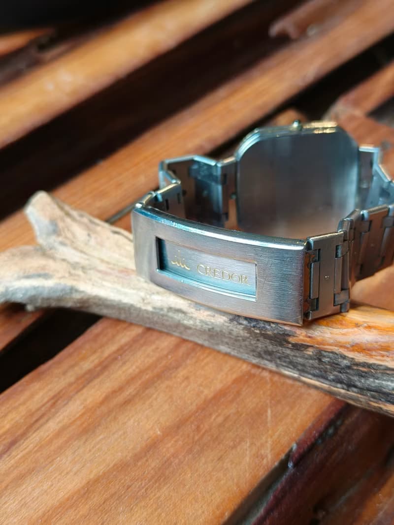 SEIKO旗下 頂級 CREDOR貴朵品牌 精鋼 石英錶