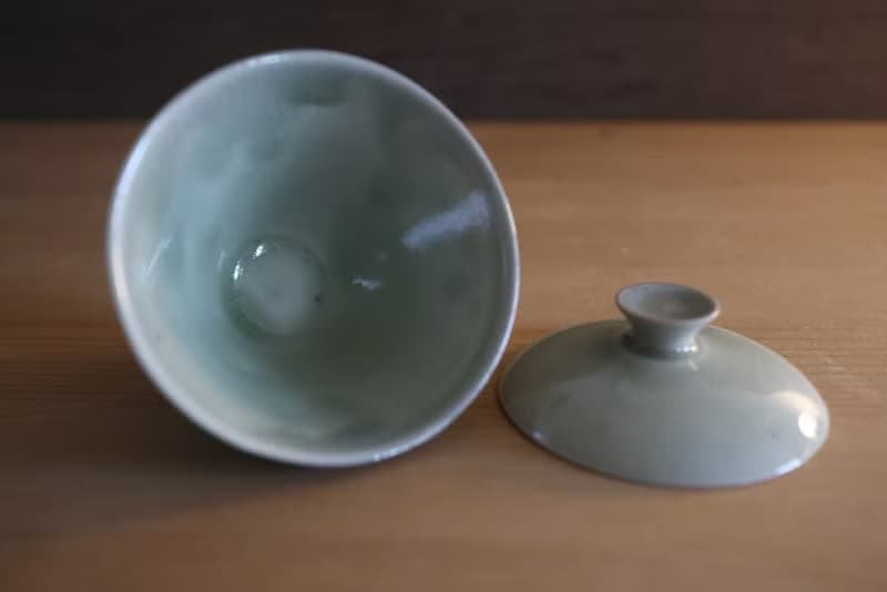 方方土 柴燒蓋碗