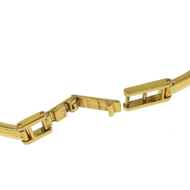 【日本直送】グッチ GUCCI チェンジベゼル 腕時計 11/12.2 金メッキ クオーツ アナログ表示 白文字盤 レディース【中古】