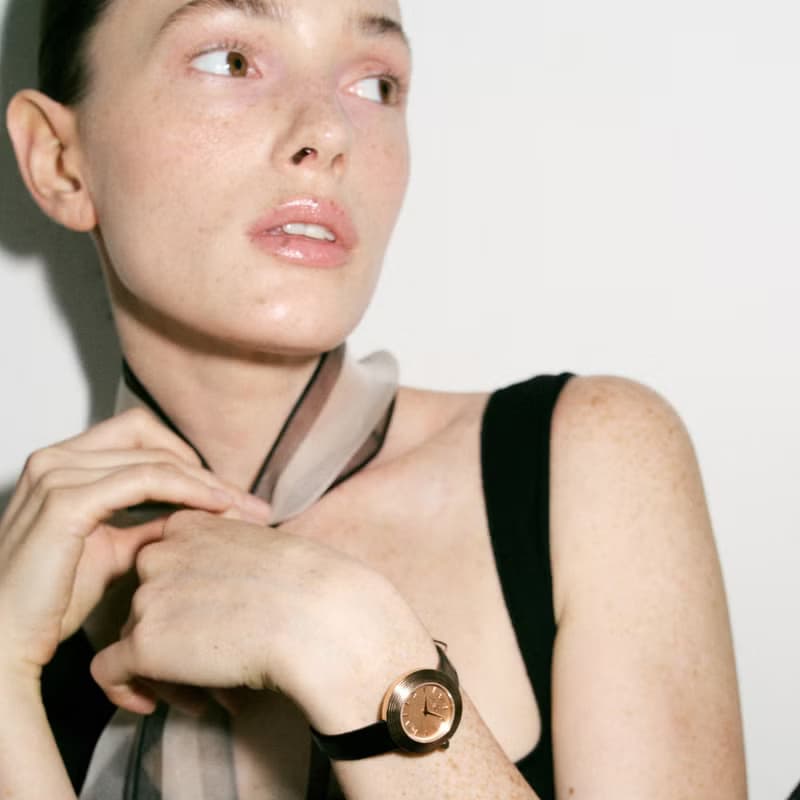 【Ven & Qu】Volante 玫瑰金腕錶 29mm 黑色皮革錶帶