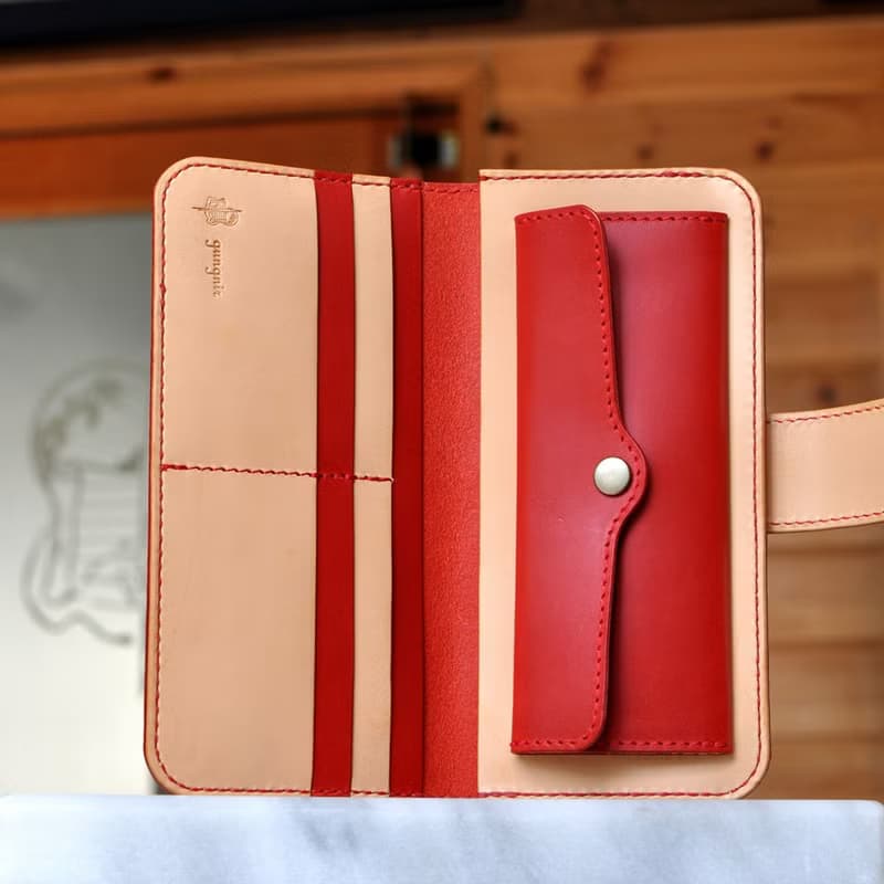 シンプルな長財布B　No.11　ブッテーロ